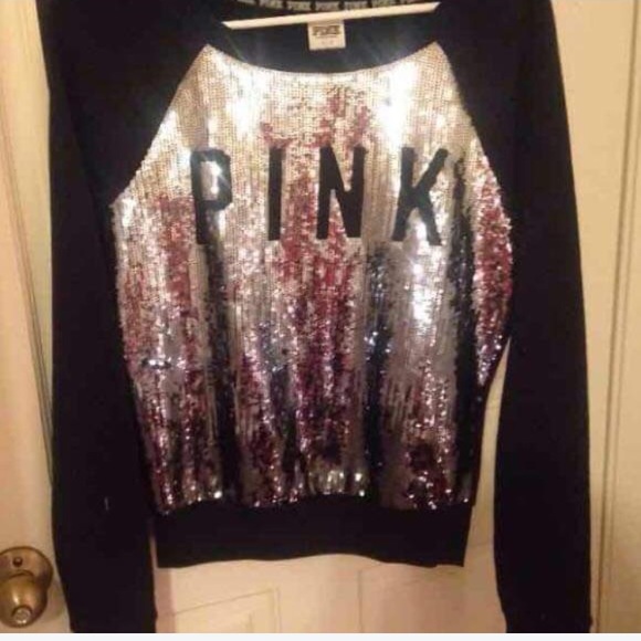 PINK Victoria's Secret Sweaters - Victoria's Secret Bling Sequin Crewneck sweater